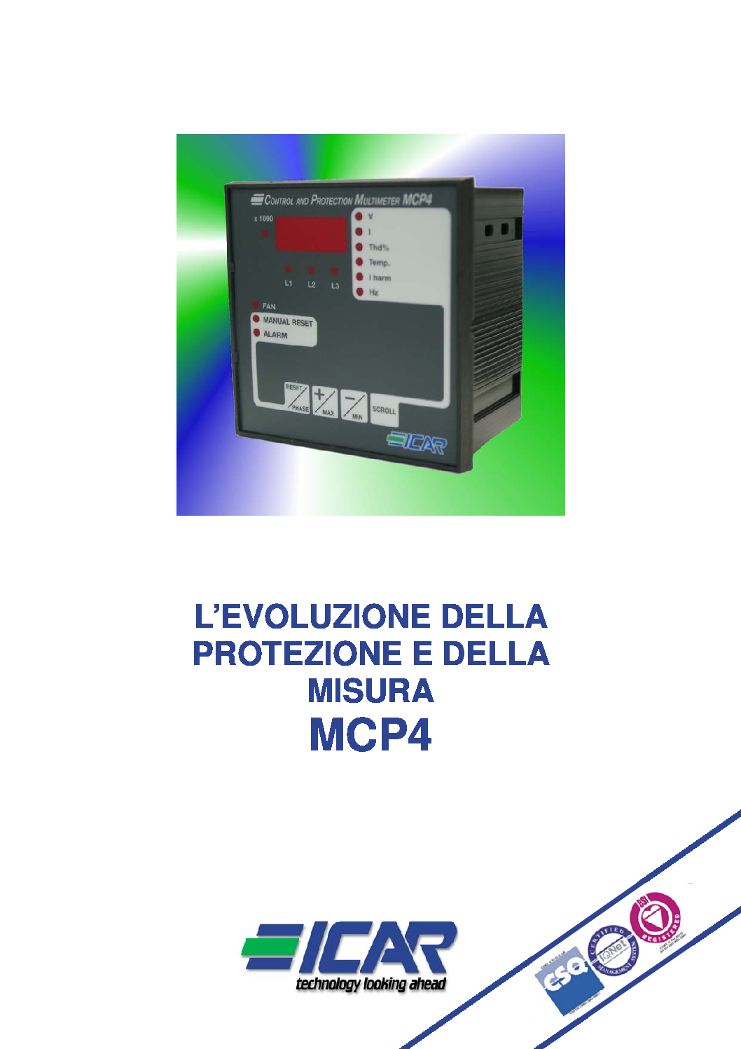 IMPOSTAZIONE PARAMETRI MCP4