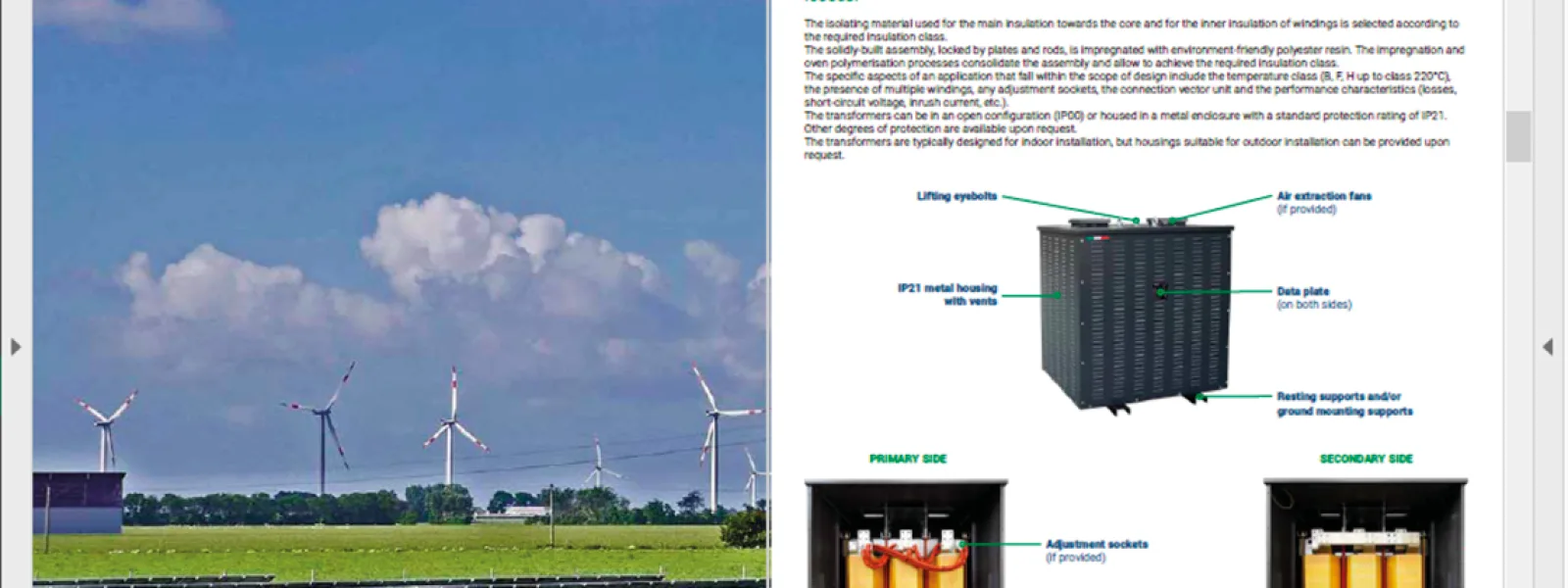 Transformateurs bt: nouveau catalogue en ligne