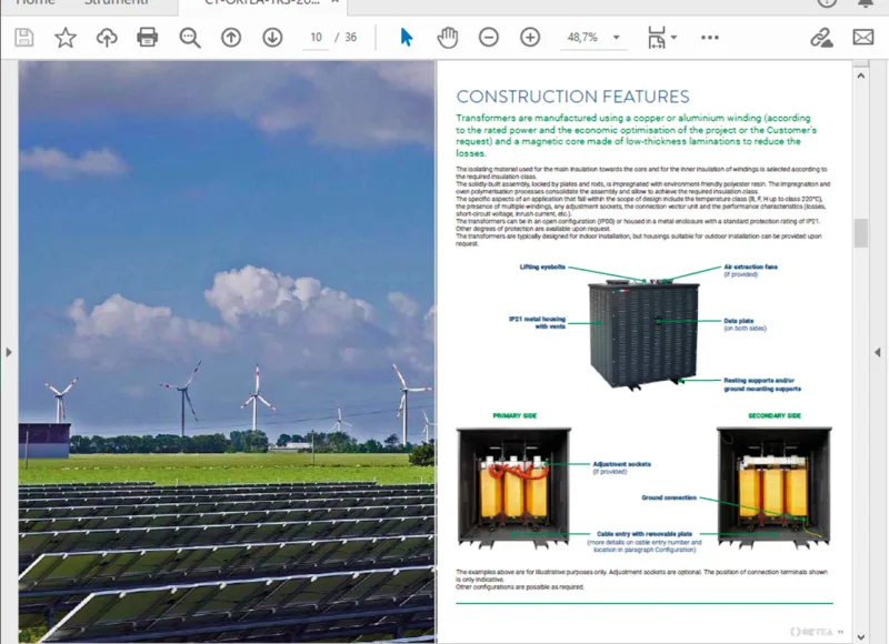 Transformateurs bt: nouveau catalogue en ligne