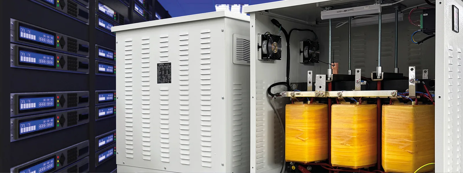 13 75 KVA ISOLATION TRANSFORMERS TO PROTECT A DATA CENTER IN THE FAR EAST