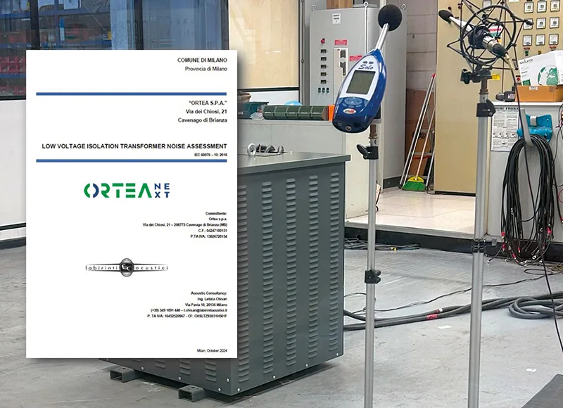 CERTIFICATION ACOUSTIQUE POUR LES TRANSFORMATEURS ORTEA : UNE NOUVELLE NORME DE QUALITÉ