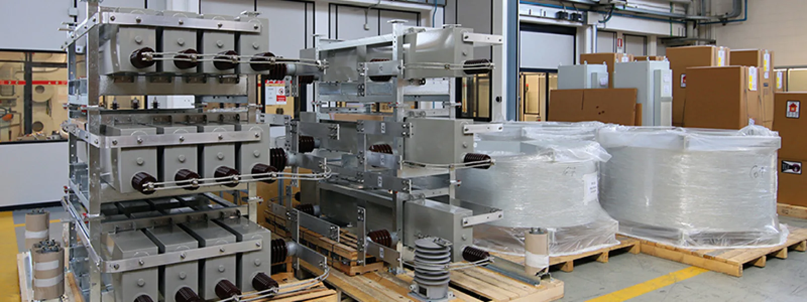 SHIPPING OF A MV HARMONIC FILTERING SYSTEM