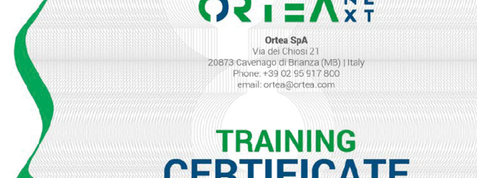 ORTEA NEXT TRAINING 2022 CONTINUA CON SUCCESSO