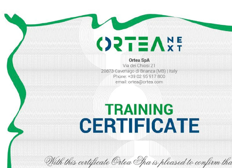 ORTEA NEXT TRAINING 2022 CONTINUA CON SUCCESSO