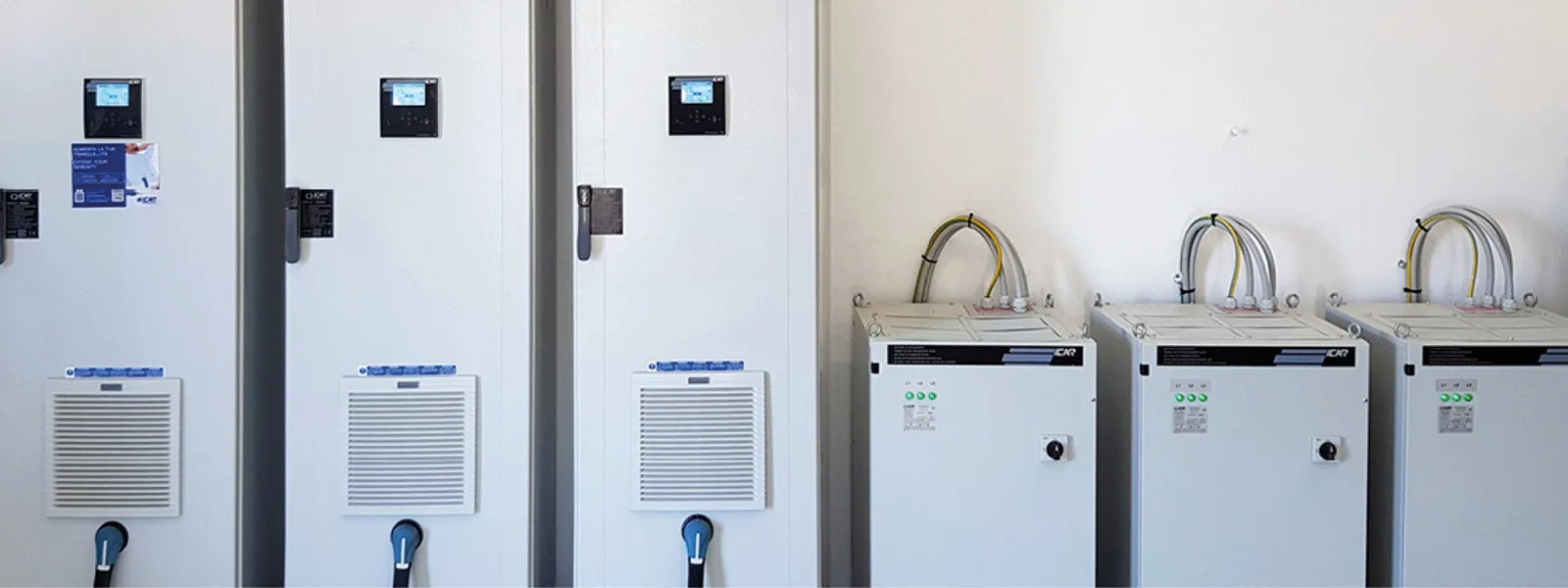 11 ICAR Multimatic and 9 Microfix for a prestigious logistics facility in Northern Italy