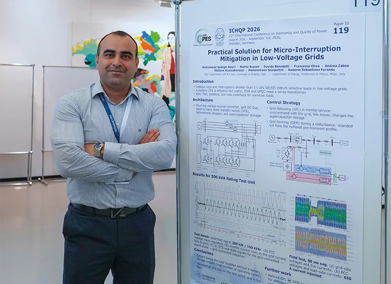 ORTEA AT ICHQP 2026 WITH A PRACTICAL SOLUTION AGAINST MICRO-INTERRUPTIONS IN LOW-VOLTAGE GRIDS